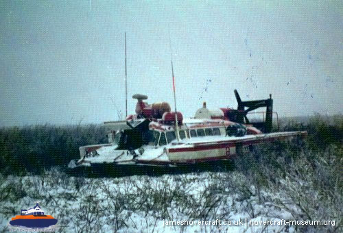 SRN6 with the Canadian Coastguard -   (submitted by The <a href='http://www.hovercraft-museum.org/' target='_blank'>Hovercraft Museum Trust</a>).